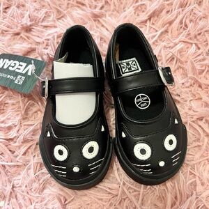 Black T.U.K toddler shoes New in Box